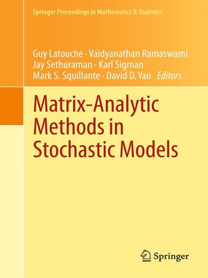 cover image of Matrix-Analytic Methods in Stochastic Models